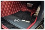 Get your premium leather car mats customised at BlackBeauty Auto