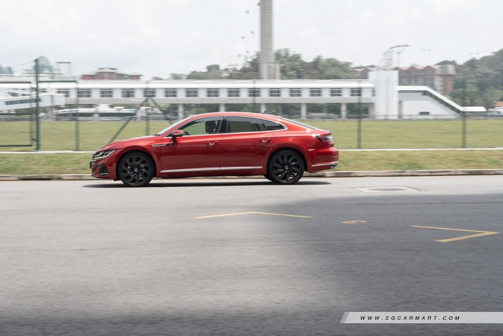 red car side