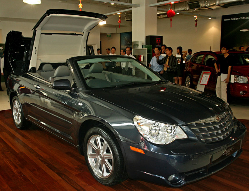 The Chrysler Sebring goes on sale in Singapore