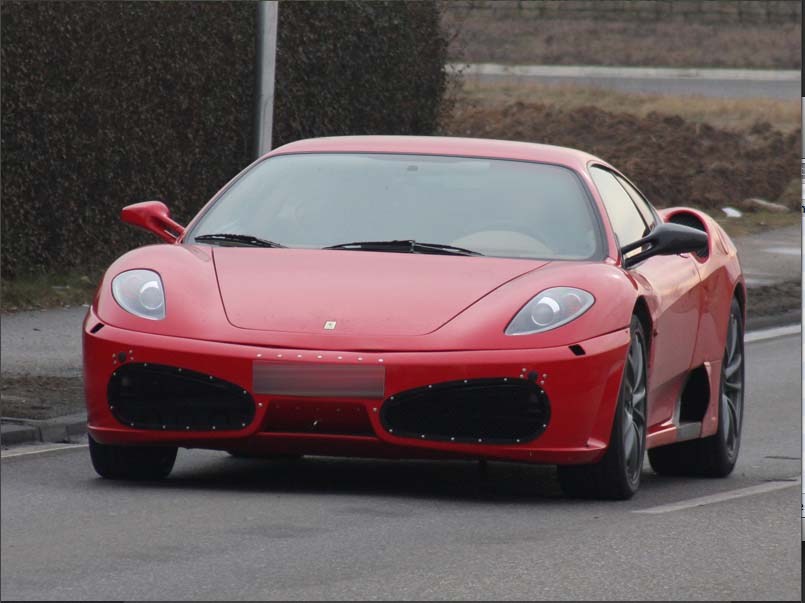 Ferrari's F430 replacement spotted