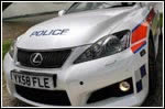 Humberside police in the UK take delivery of their IS-F sedan