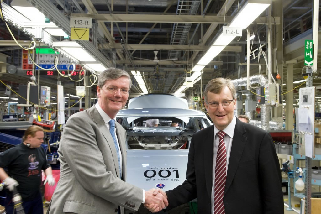 Saab resumes production of cars in Sweden