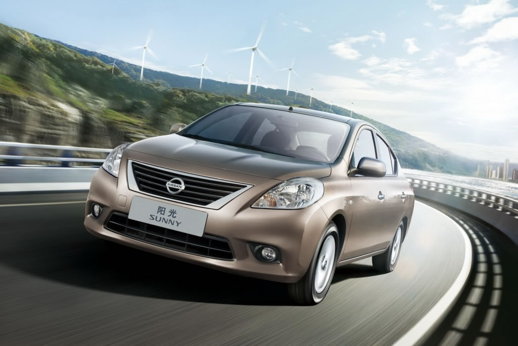 Nissan launches the new Sunny at the China Motor Show