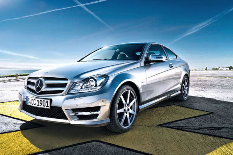 Mercedes-Benz reveals first photos of the facelifted C-Class Coupe