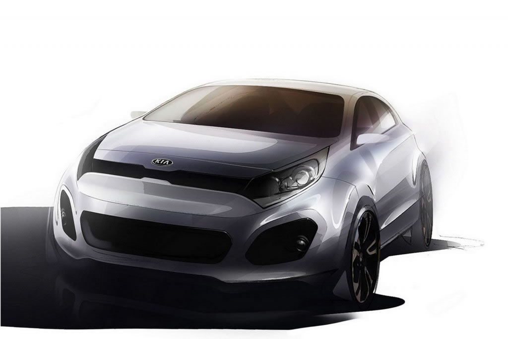 Kia provides sneak peeks of its new Rio