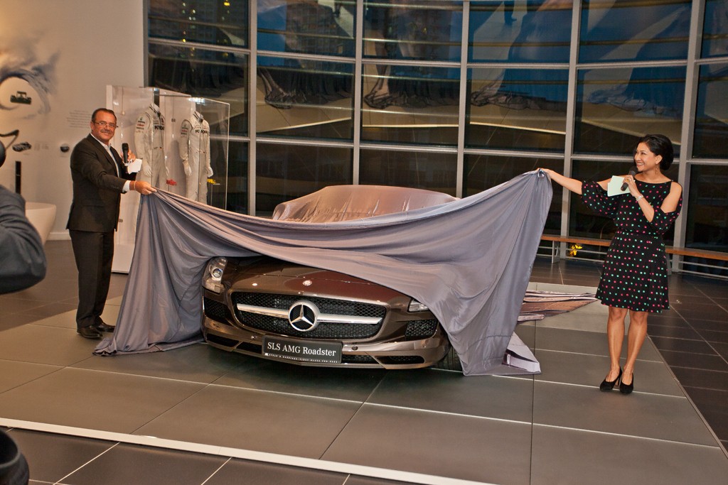 Mercedes-Benz unveils the SLS AMG Roadster in Singapore