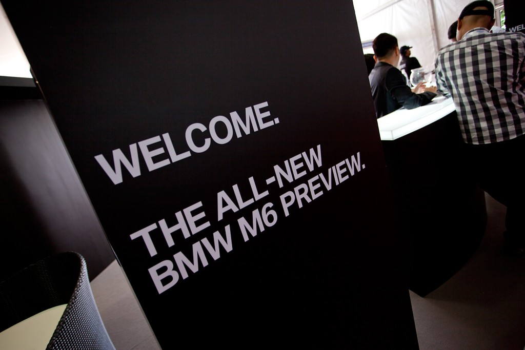 Preview of the BMW M6 Convertible at the Singapore Yacht Show 2012