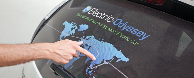 World's first EV tour makes a stop on local shores