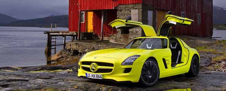 Mercedes-Benz shows off its electric SLS AMG
