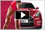 Nissan brings the worlds fastest man for marketing campaign