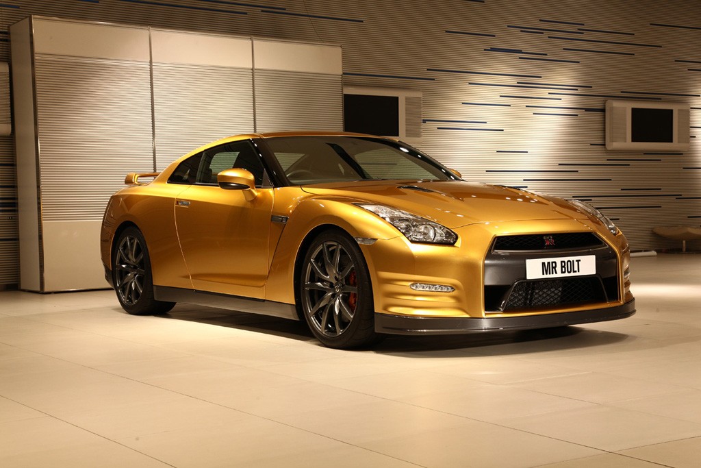 'Bolt Gold' Nissan GT-R online auction helped raise US$193,000 for charity