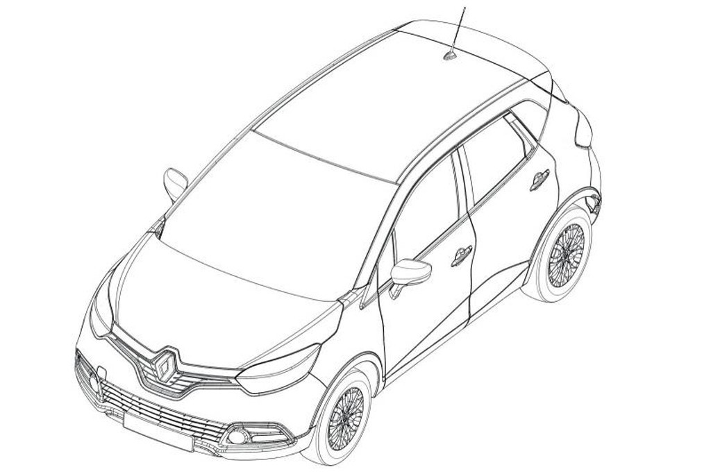 Renault Captur production version revealed in design sketches
