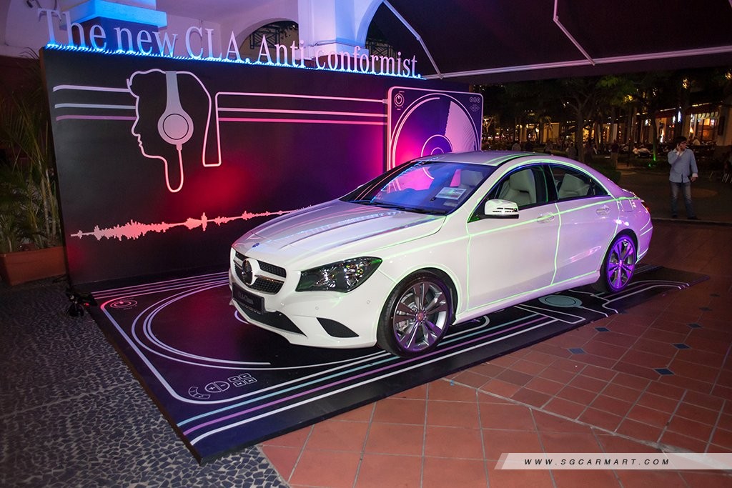 Arrival of the all new Mercedes-Benz CLA-Class