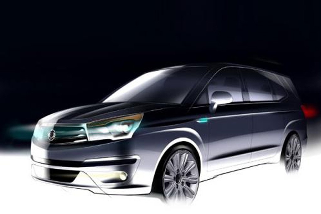2014 Ssangyong Rodius teased and set for design redemption