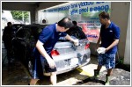 Car wash by the intellectually disabled