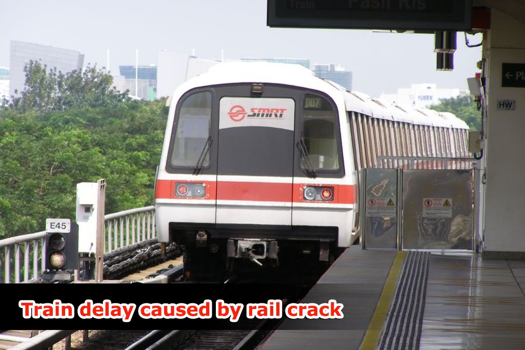 NorthSouth Line delays caused by crack on rail Sgcarmart