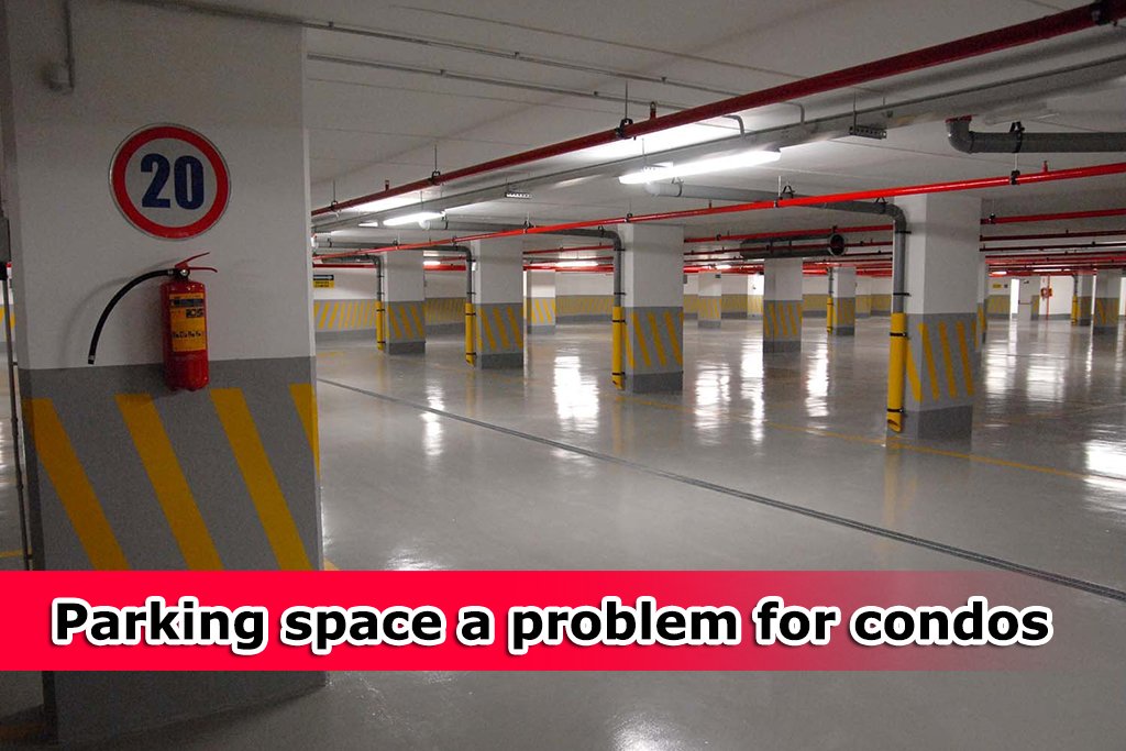 Illustration of Condominiums With Private Parking Spaces