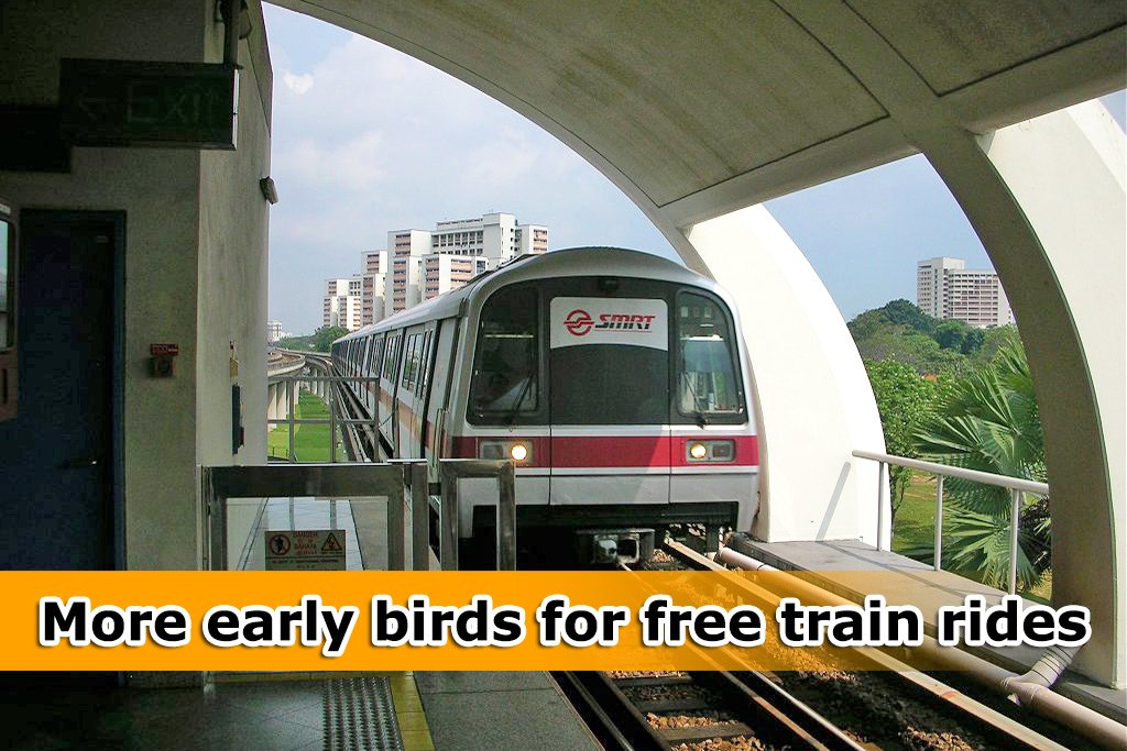 More early birds for free train rides - Sgcarmart