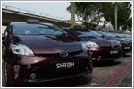 Borneo Motors delivers first batch of Prius Hybrid taxis to SMRT