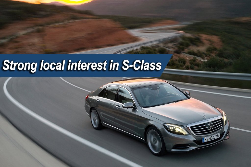 New Mercedes-Benz S-Class attracts strong local interest