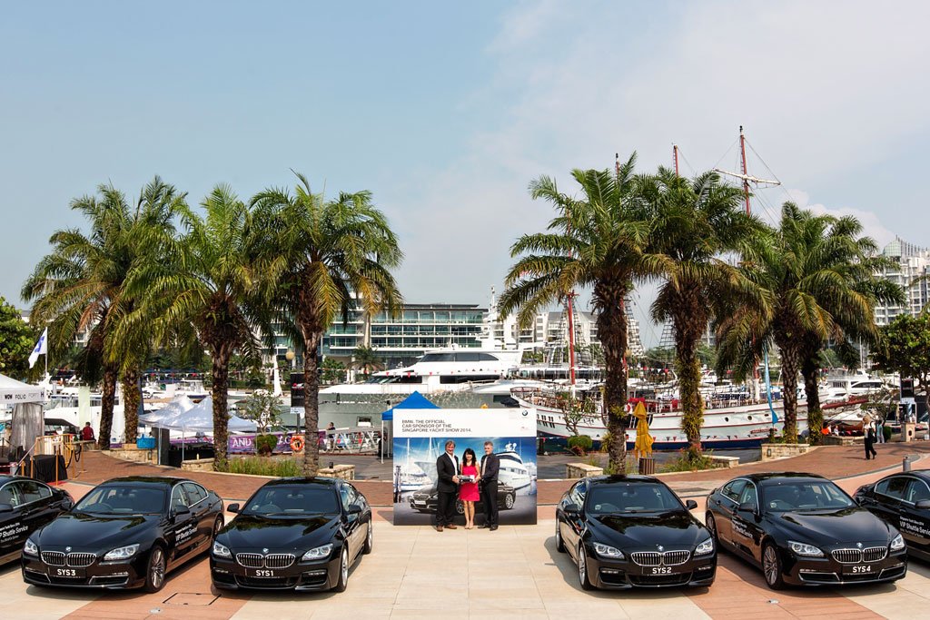 BMW appointed as the official limousine for Singapore Yacht Show 2014