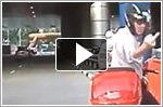 Road rage incident at Temasek Boulevard