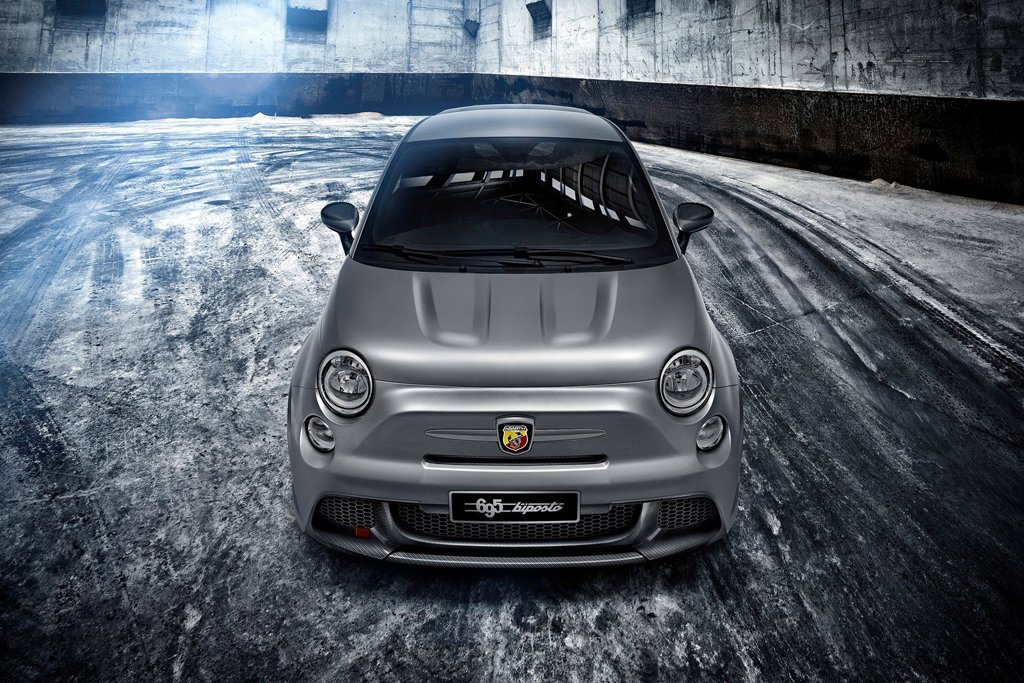 The Abarth '695 Biposto' is the official car of the 'Gumball 3000 2014'