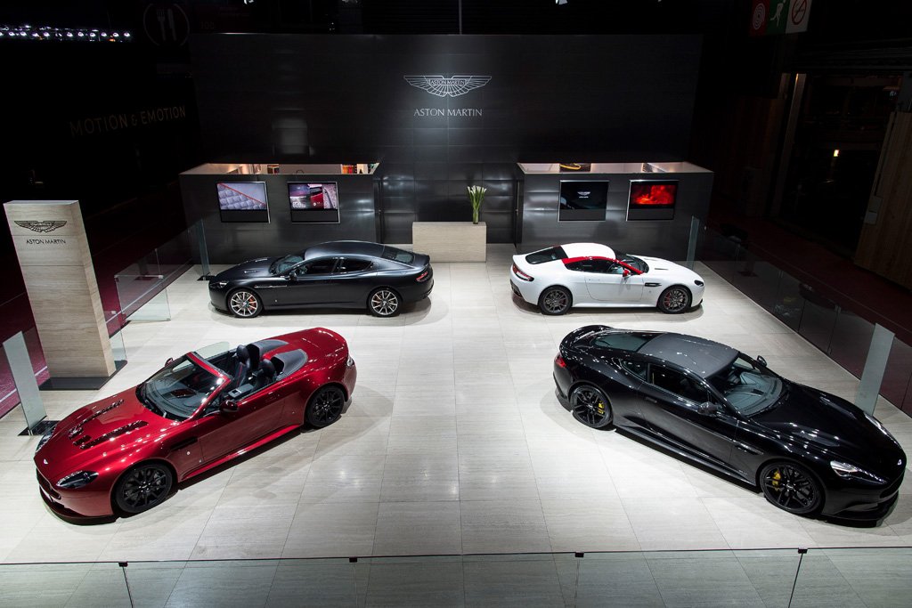 Aston Martin at the 2014 Paris Motor Show