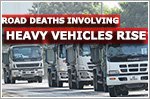 More people killed in road accidents involving heavy vehicles last year