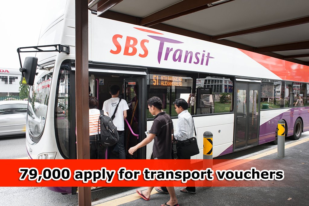 79,000 apply for transport vouchers - Sgcarmart