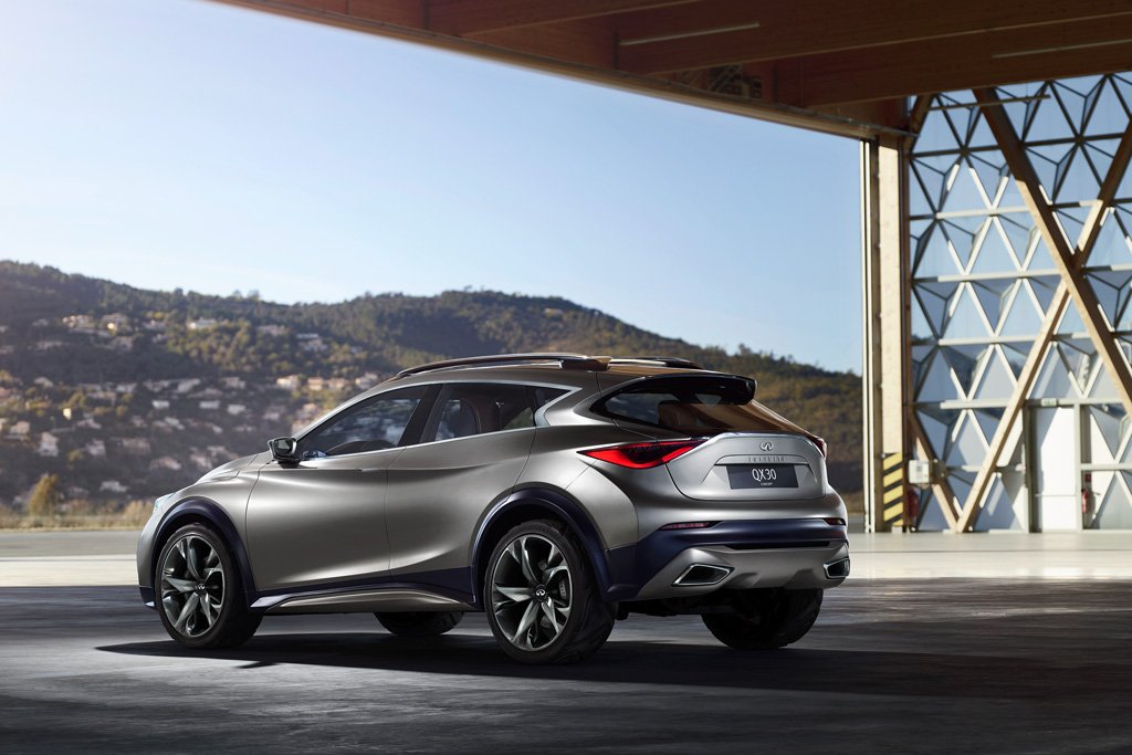 Infiniti unveils first image of QX30 Concept
