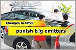 CEVS changes to punish cars with more carbon emissions