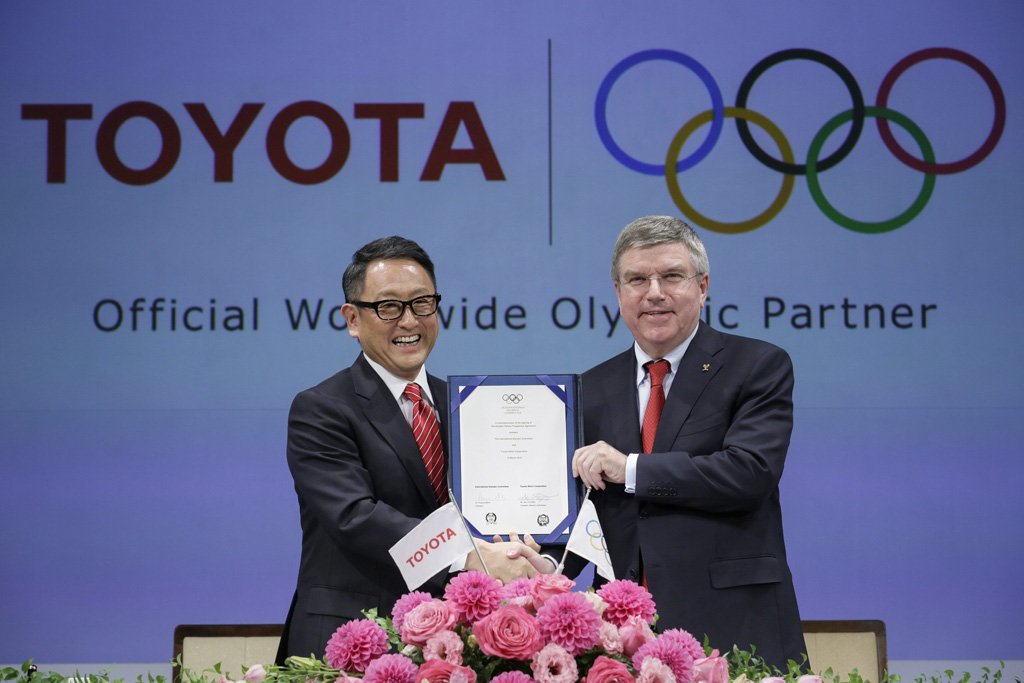 Toyota scores partnership with the Olympic Games