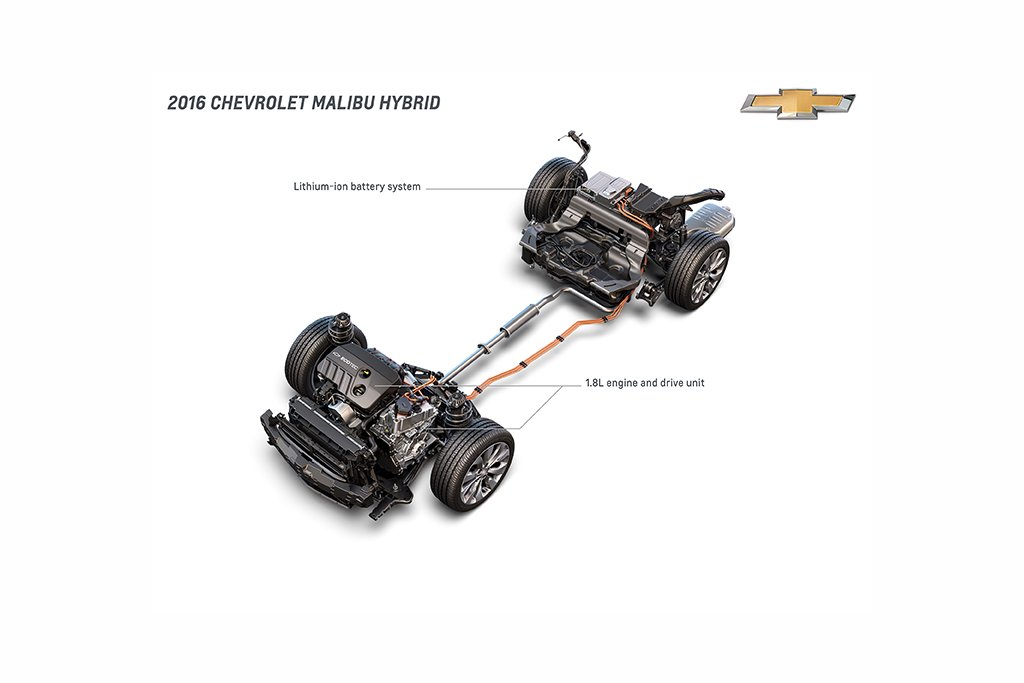 Chevrolet Malibu Hybrid derives technology from Volt
