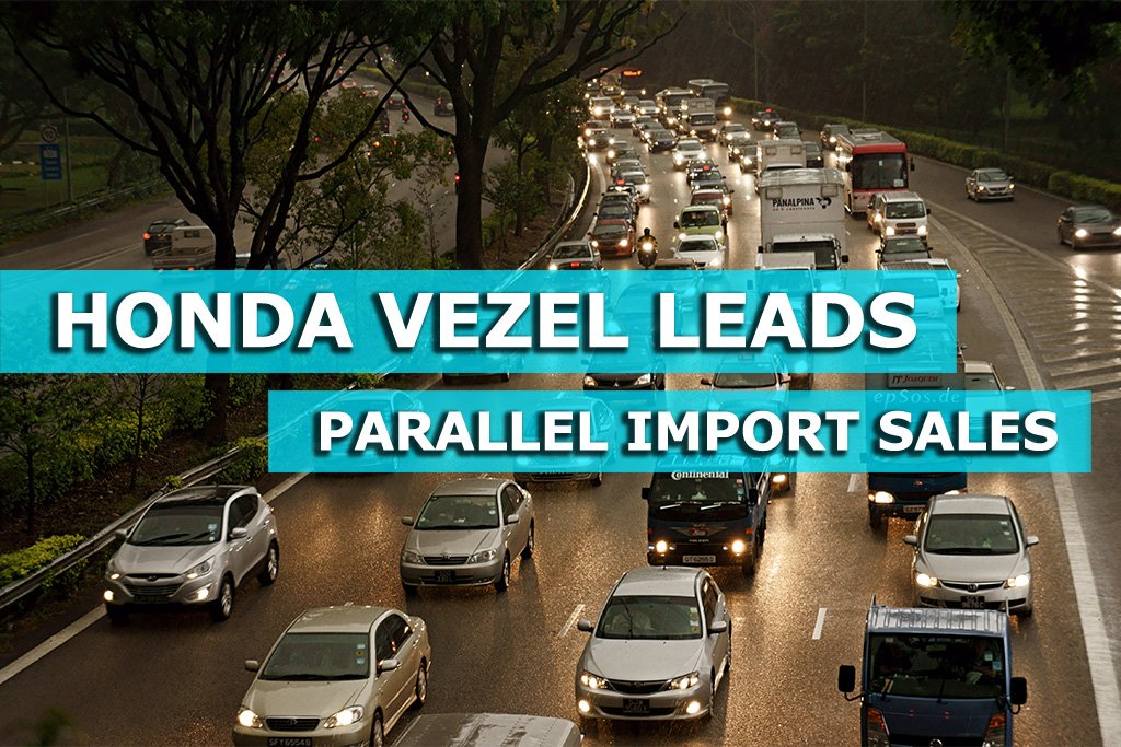 Honda Vezel is top selling parallel import model