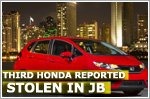 Yet another Honda car stolen in Johor Baru
