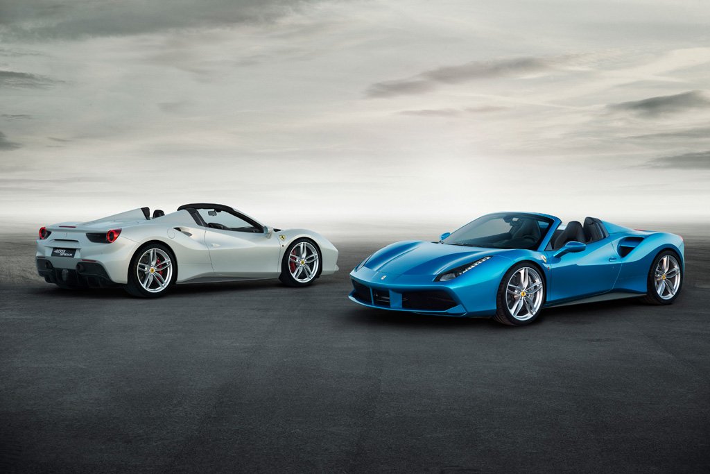 The Ferrari 488 Spider makes its debut at Frankfurt