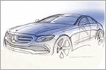 Design sketch previews new look of the 2016 Mercedes-Benz E-Class