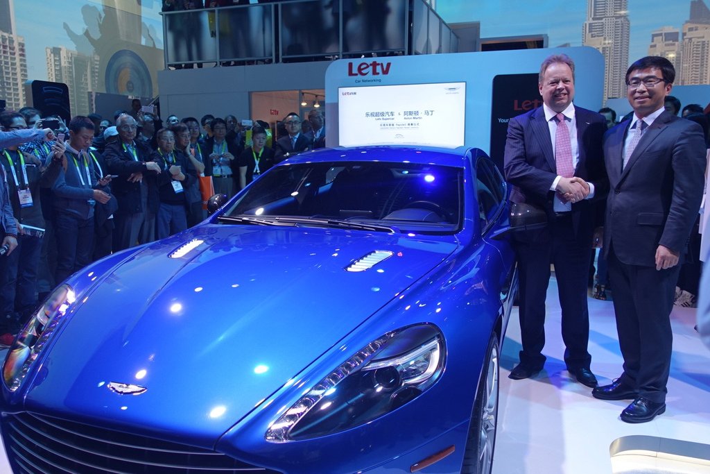 Letv and Aston Martin reveal the Autolink Rapide S at 2016 CES