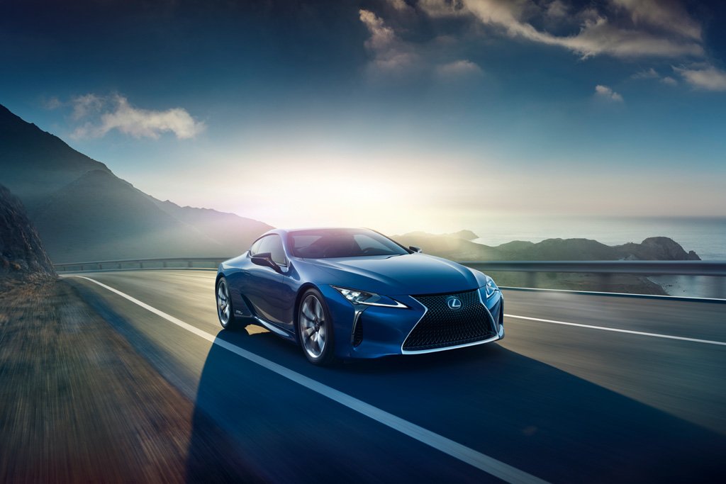 World premiere of the Lexus LC500h at the Geneva Motor Show