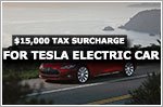 Tesla Model S electric car slapped with $15,000 tax surcharge