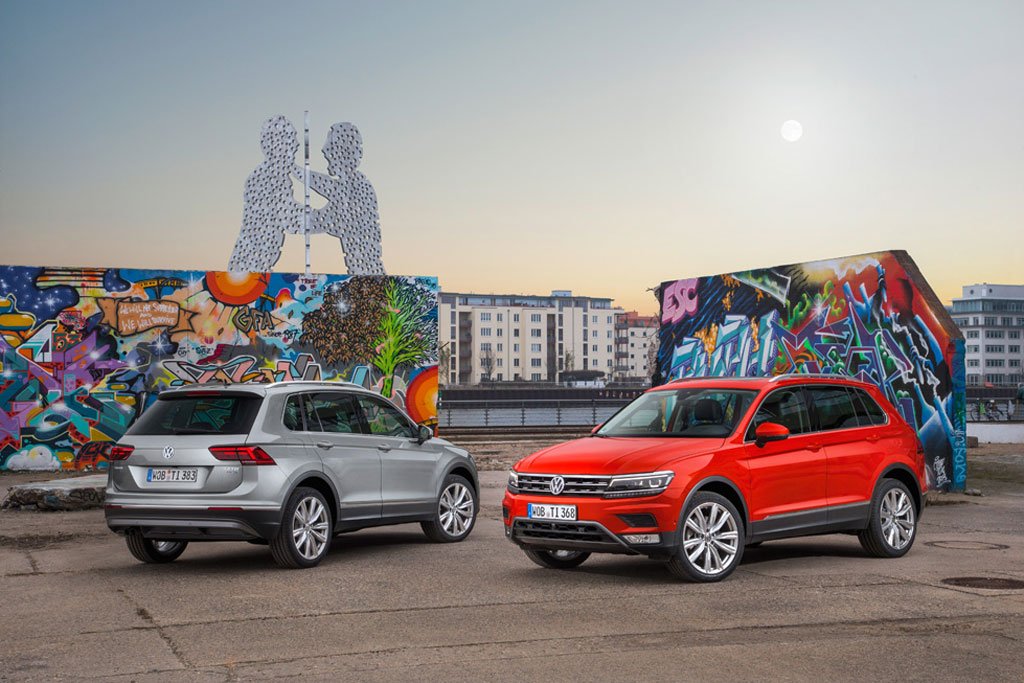 Volkswagen launches the new 2016 Tiguan in Berlin
