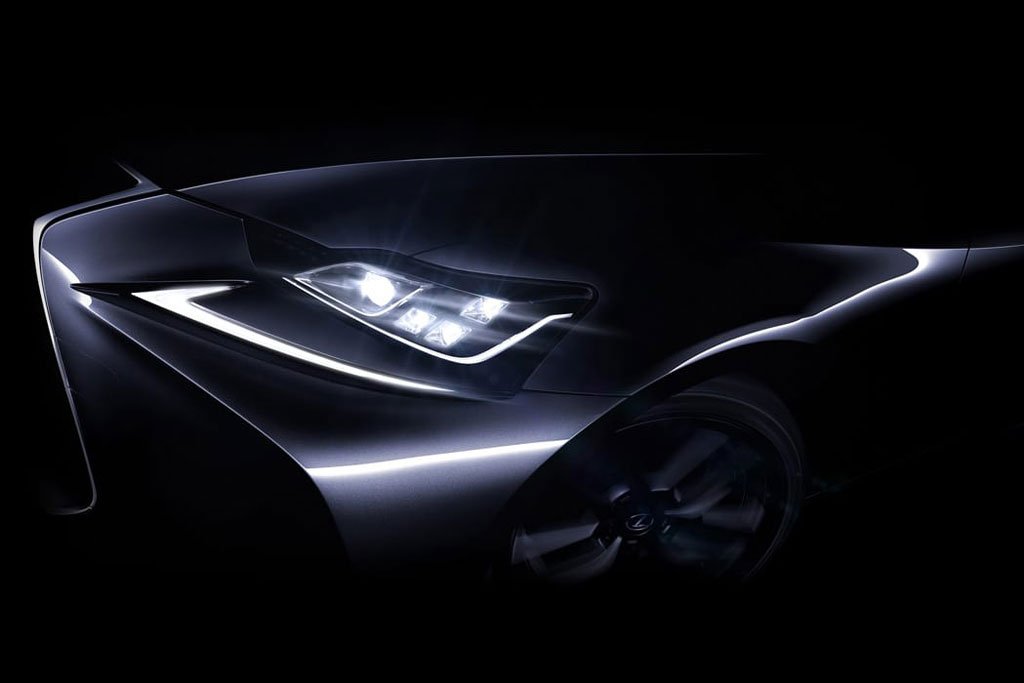 Lexus teases Beijing debut of the redesigned IS sedan