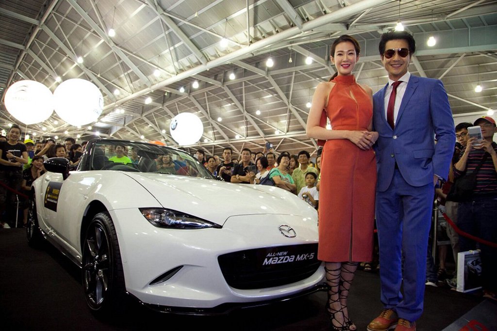 Mazda is zooming ahead with two new brand ambassadors