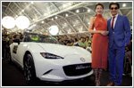 Mazda is zooming ahead with two new brand ambassadors