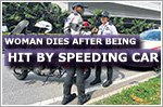 Woman dies after being hit by speeding car