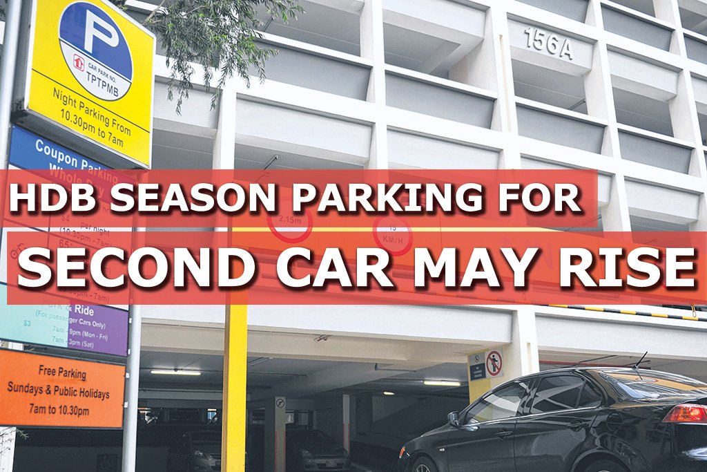 HDB season parking fee for second car may rise Sgcarmart