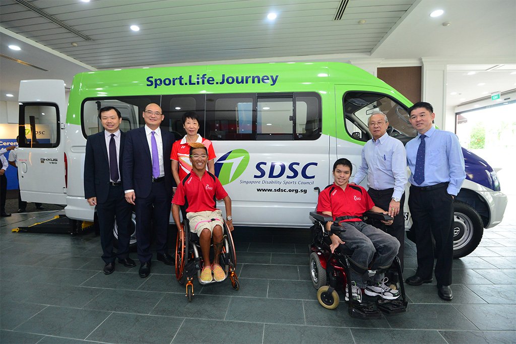 Cycle & Carriage donates Maxus V80 MPV to Singapore Disability Sports Council