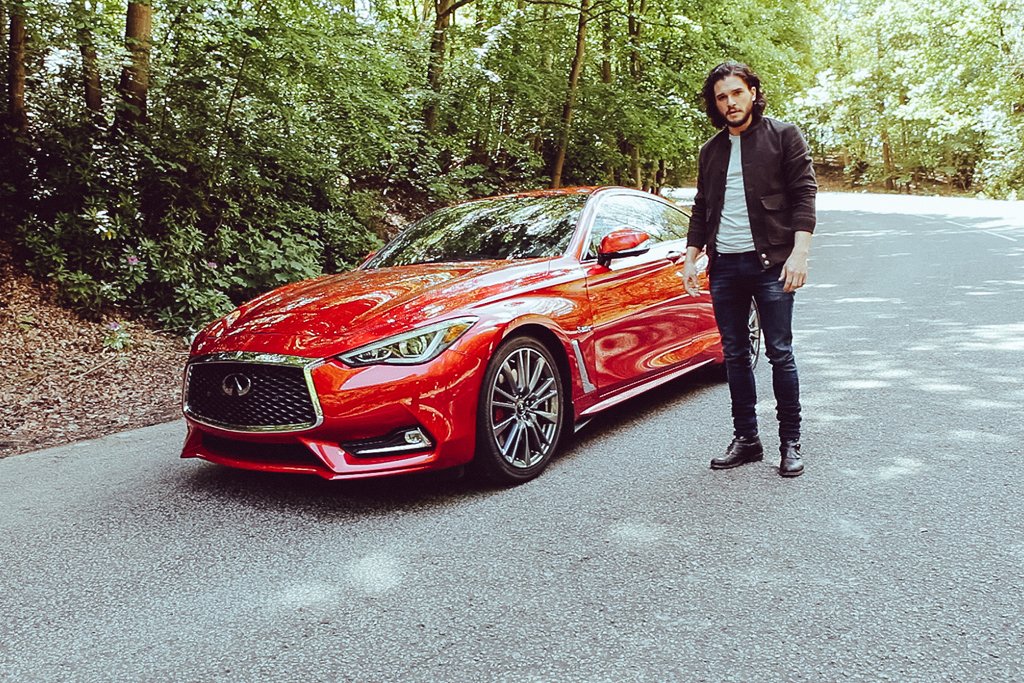 Emmy-nominated actor takes the new Infiniti Q60 in a new brand film