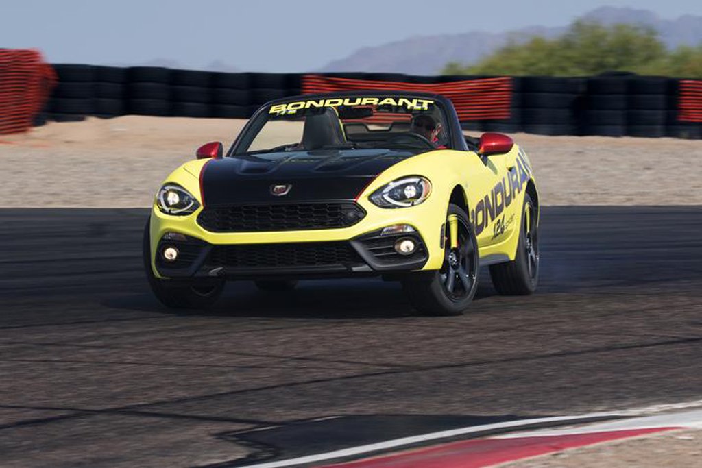 Fiat's Abarth models join Bondurant's lineup of high-performance vehicles